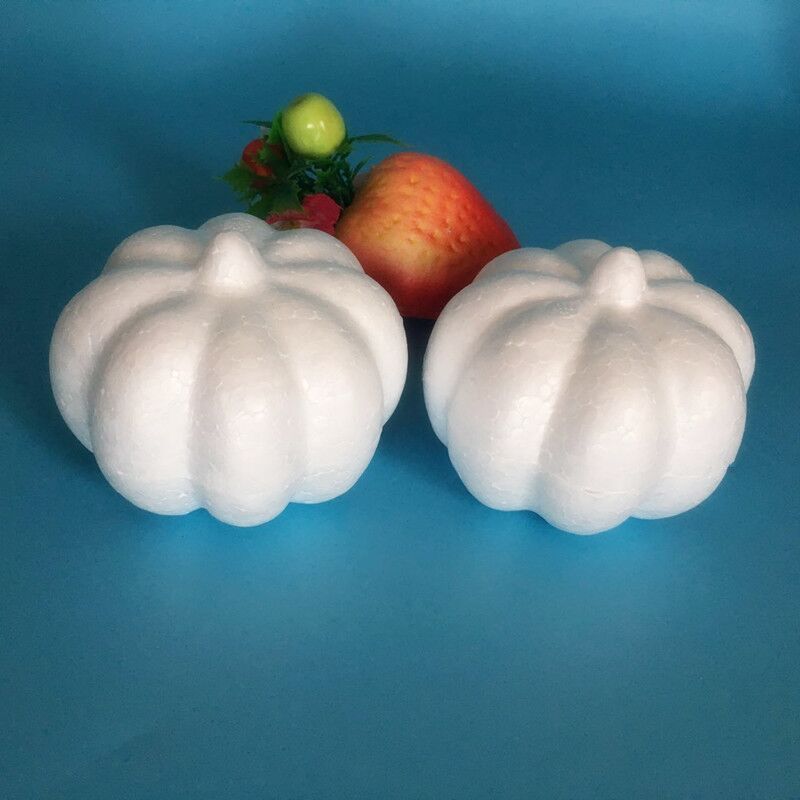 wholesale white foam craft pumpkins