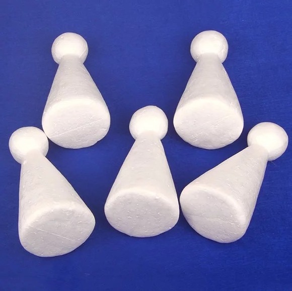 YIPI toy foam cone people/styrofoam doll