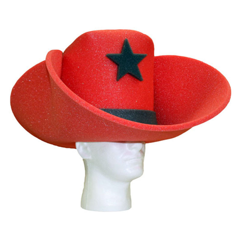 wholesale EVA hat promotional foam cowboy hat design your logo