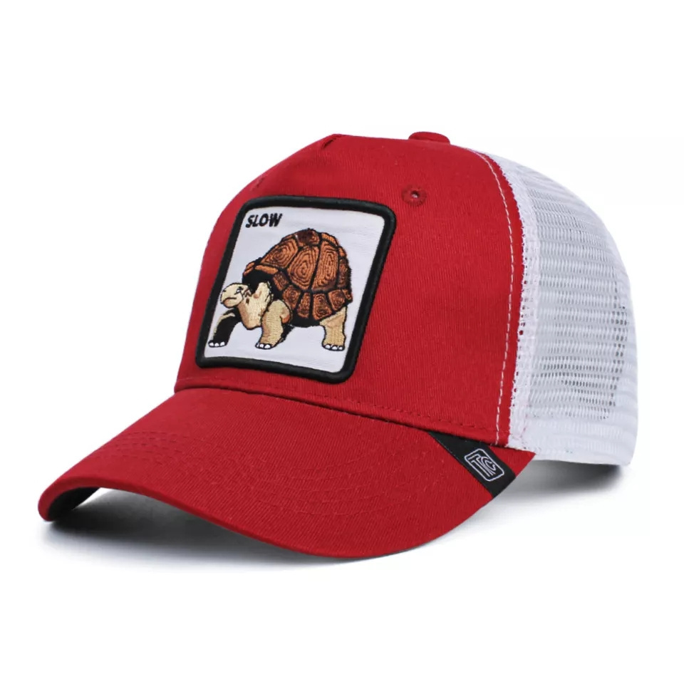 factory Wholesale Custom Logo animal patch baseball cap Animal mesh Trucker Hat for men