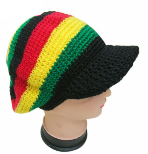 china wholesale high quality rasta beanie tam hat