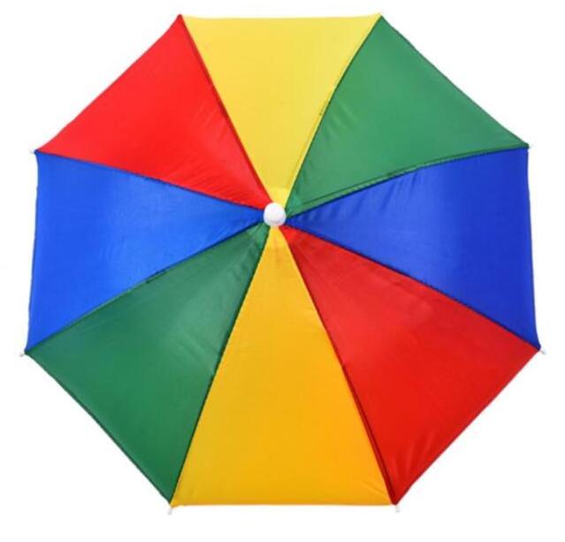 cheap promotional OEM Logo 30 CM umbrella hats Fashion Summer and Winter hard hat umbrella