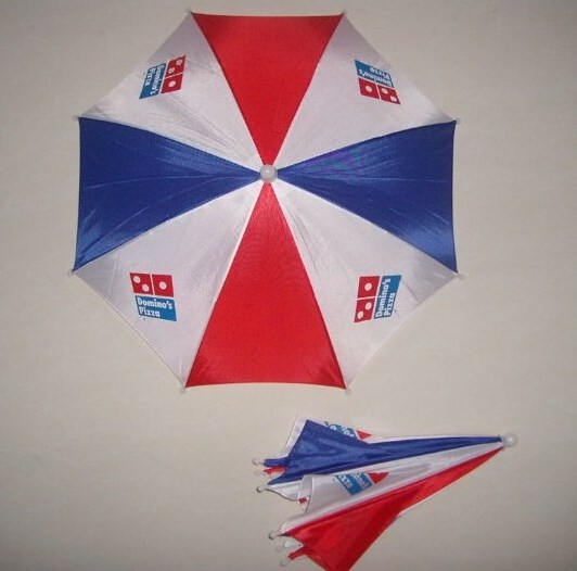 New Colorful OEM promotional flag print logo Hats mini Head umbrella hat for adult