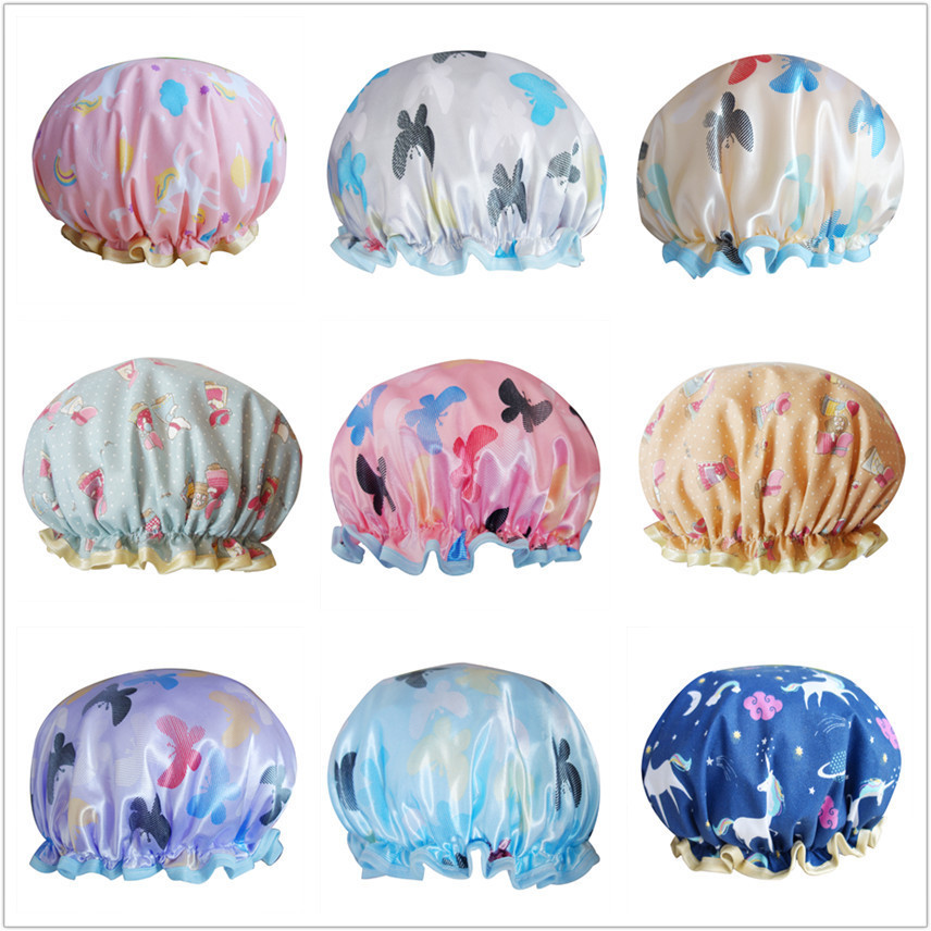 Waterlotus Fancy Bouffant Bath Shower Cap Wholesale For Women