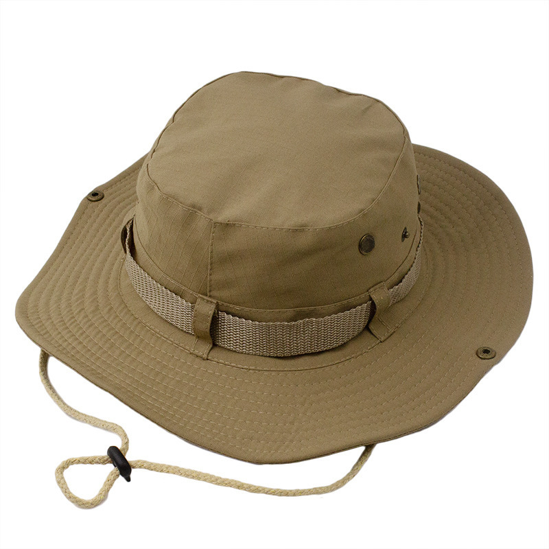 custom logo solid color blank round fisherman hat outdoor climbing fishing safari hats bucket