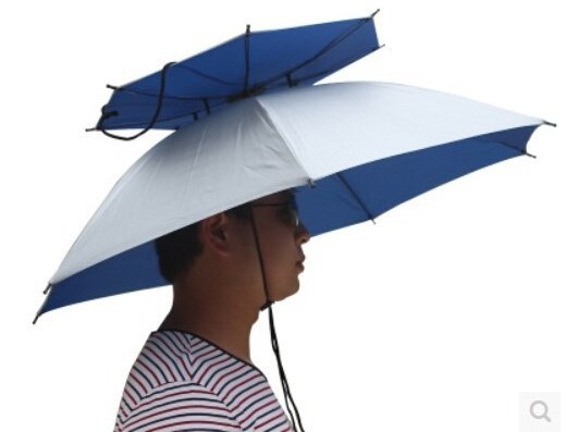 wholesale Cheapest Customizable Promotional Umbrella Hat Adult Small size hat shape umbrella