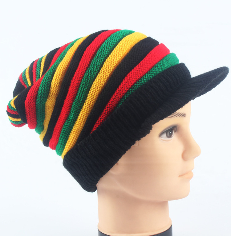 china wholesale high quality rasta beanie tam hat