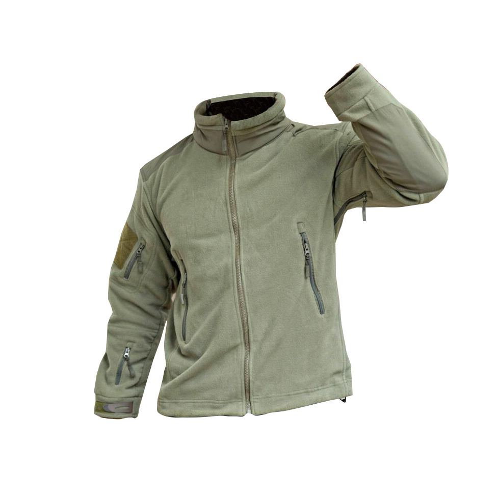 Stock wholesale Men's Outdoor Tactical Fleece Jacket Fleece Winter Coat for Hiking Traveling Hunting jacket