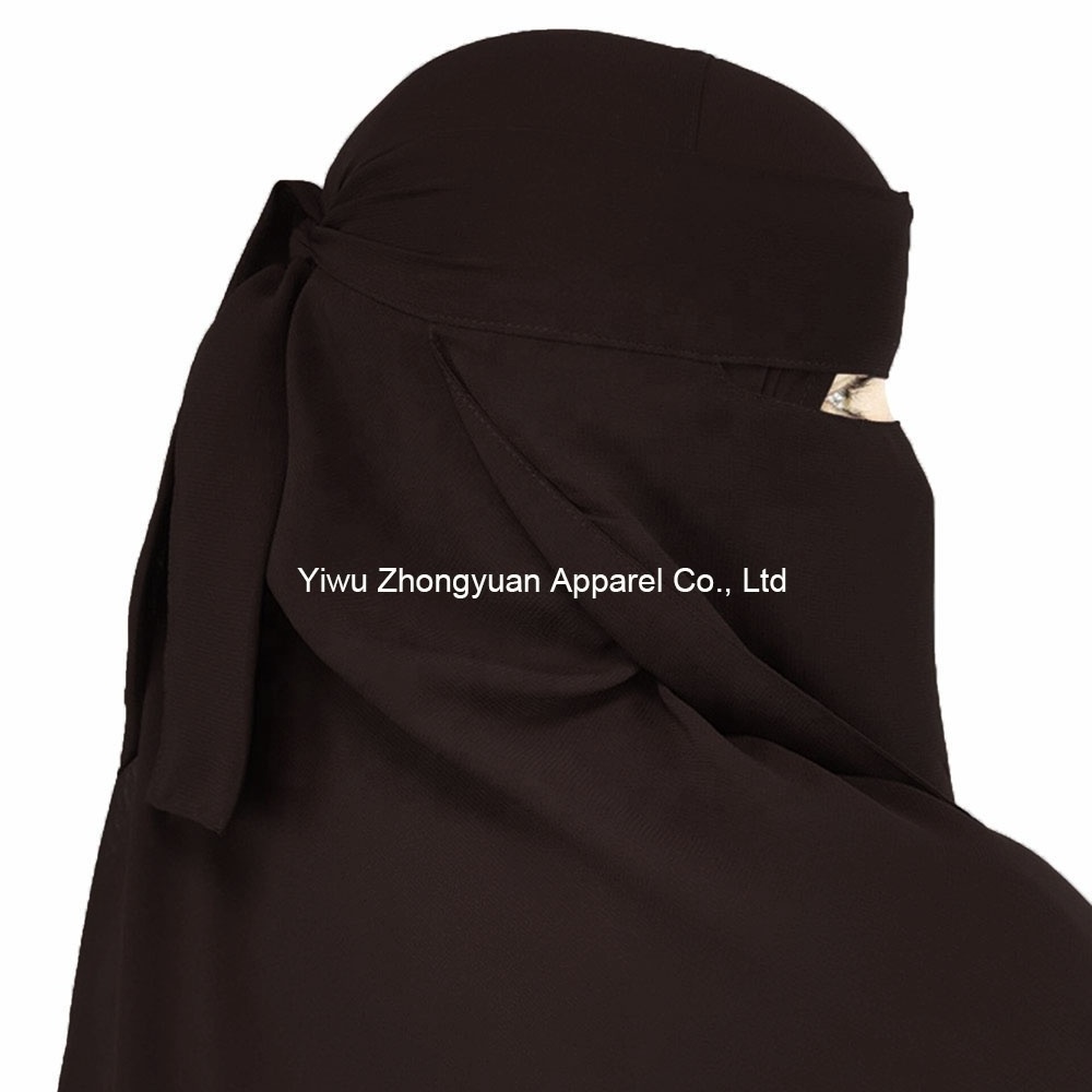 Niqab Muslim Women Face Cover Veil Islamic EID Ramadan Wholesale High Quality Lightweight Breathable Chiffon Long Hijab