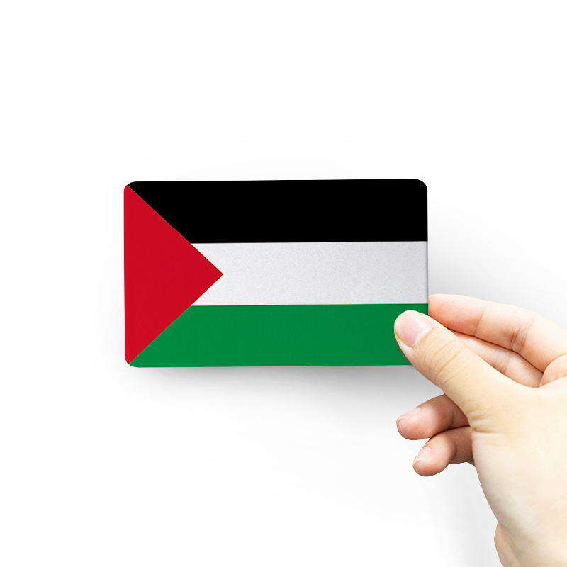 PALESTINE Anti-Theft Door Iron Sticker 9*5.5cm Soft Magnetic PVC Car and Refrigerator Decal UV Printing 6-Color