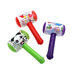 Wholesale Kids Inflatable Plastic Toy Hammer Portable Small Inflatable Hammer Toys Safe Inflatable Hammer