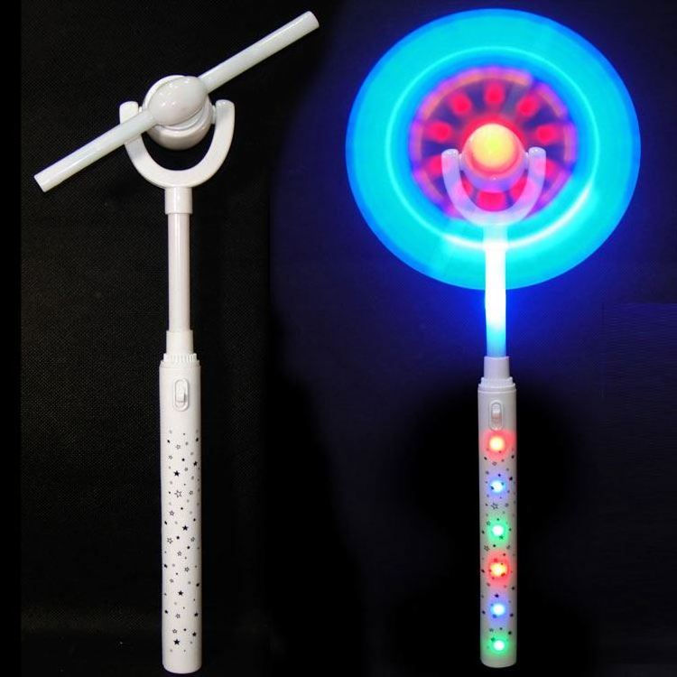 New festival flashing led light toys Flashing Led magic windmill Light Up flashing Windmill toys for kids