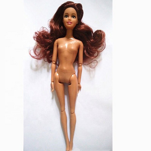 drop shipping princess 11.5 "30cm active Deep Brown African doll 11 jointed Body Naked doll 30cm doll body