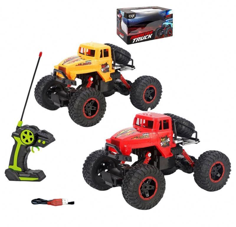 1:16 Children's electric remote control Bigfoot climbing vehicle off-road vehicle military card toy