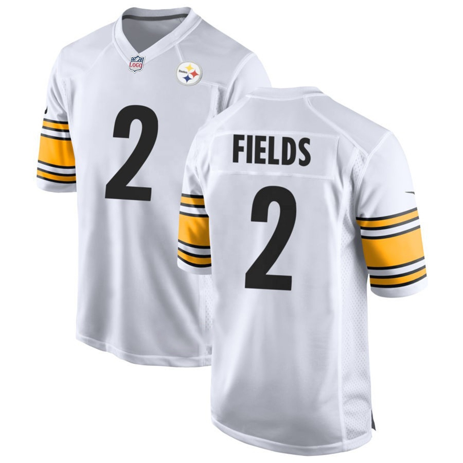 2024 Men's White Pittsburgh Steelers Team Jerseys Custom American Football Shirts Stitched Embroidered  Wholesale Wear