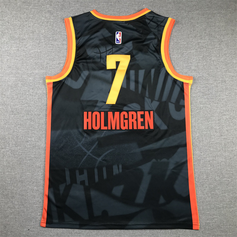 Oklahoma City Thunder  Holmgren Shai Gilgeous-Alexander Jalen Williams Statement city embroidery basketball jersey