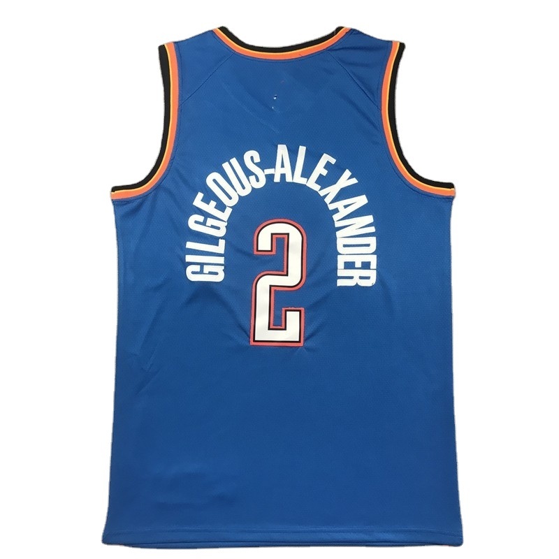 Oklahoma City Thunder  Holmgren Shai Gilgeous-Alexander Jalen Williams Statement city embroidery basketball jersey