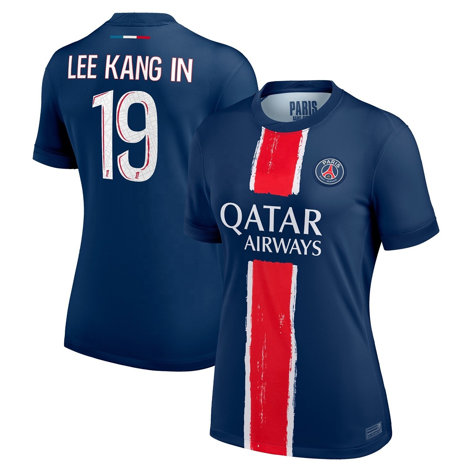 2024/25 Lee Kang In #19 Men's Women's Kid Paris Saint-Germain Soccer Jerseys Home Football Shirts Custom Away Uniform Wear