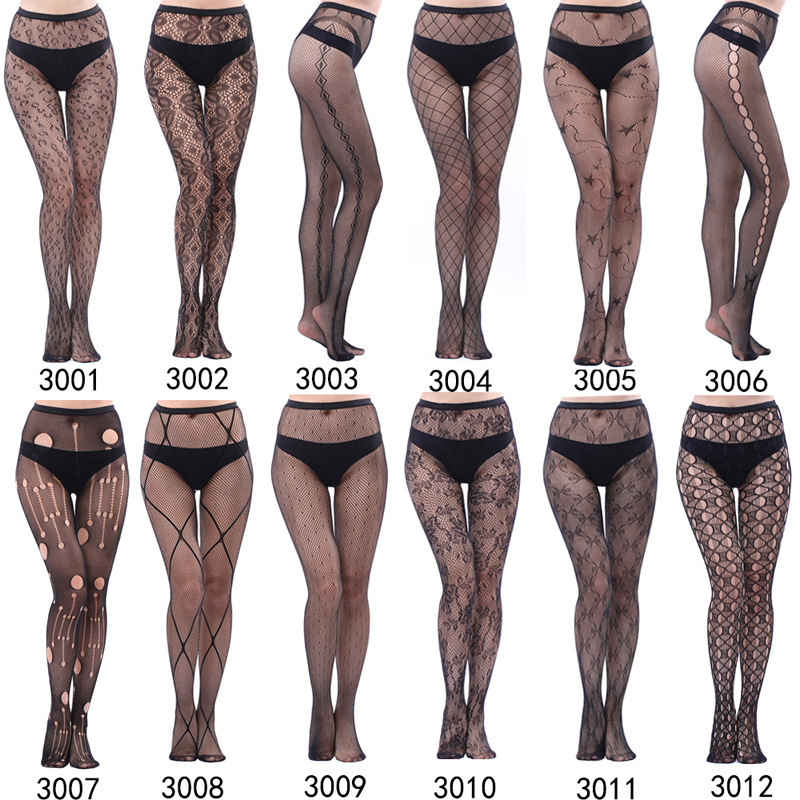 Seamless Patterned Letters Pantyhose Brand Design Logo Pantyhose High Waist Tights Sheer Jacquard Fishnets Net Stockings