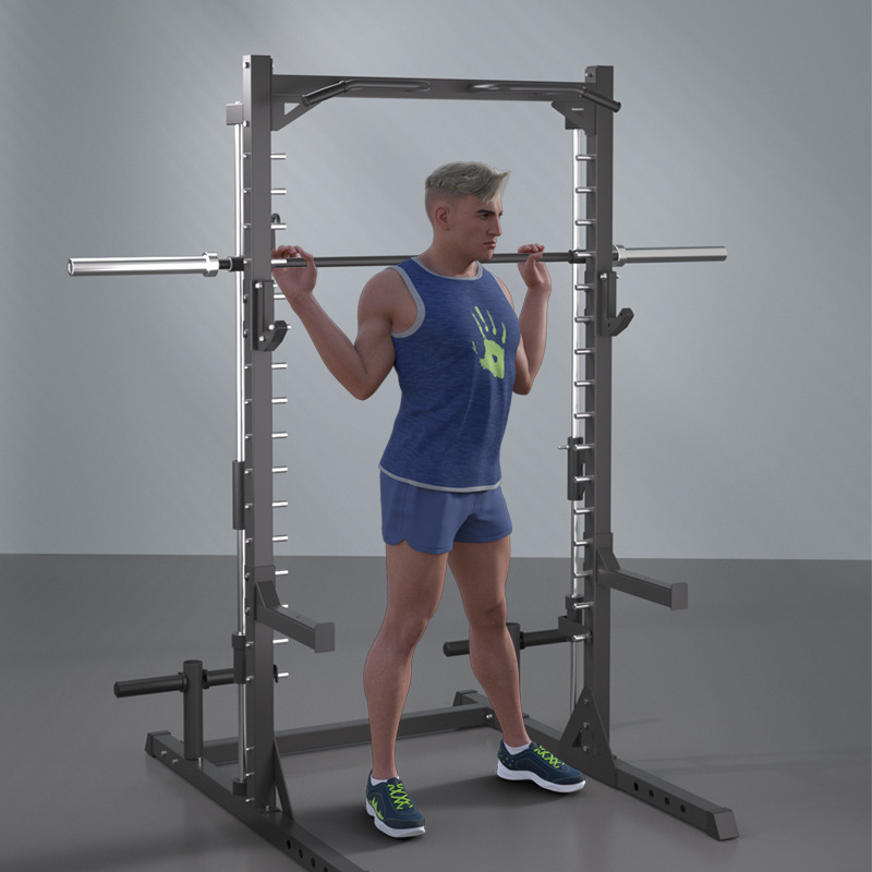 KINGBOX Multi Gym Squat Rack Commercial Squat Stand Half Rack Gym Power Bench Press And Squat Rack