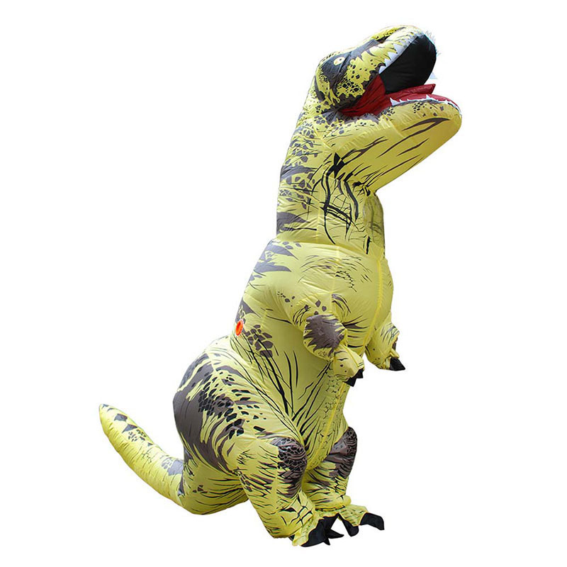 Wholesale Adult Dinosaur Costume Inflatable with Fan and Battery for Men/Women Party New Year Carnival Performance Suits Costume