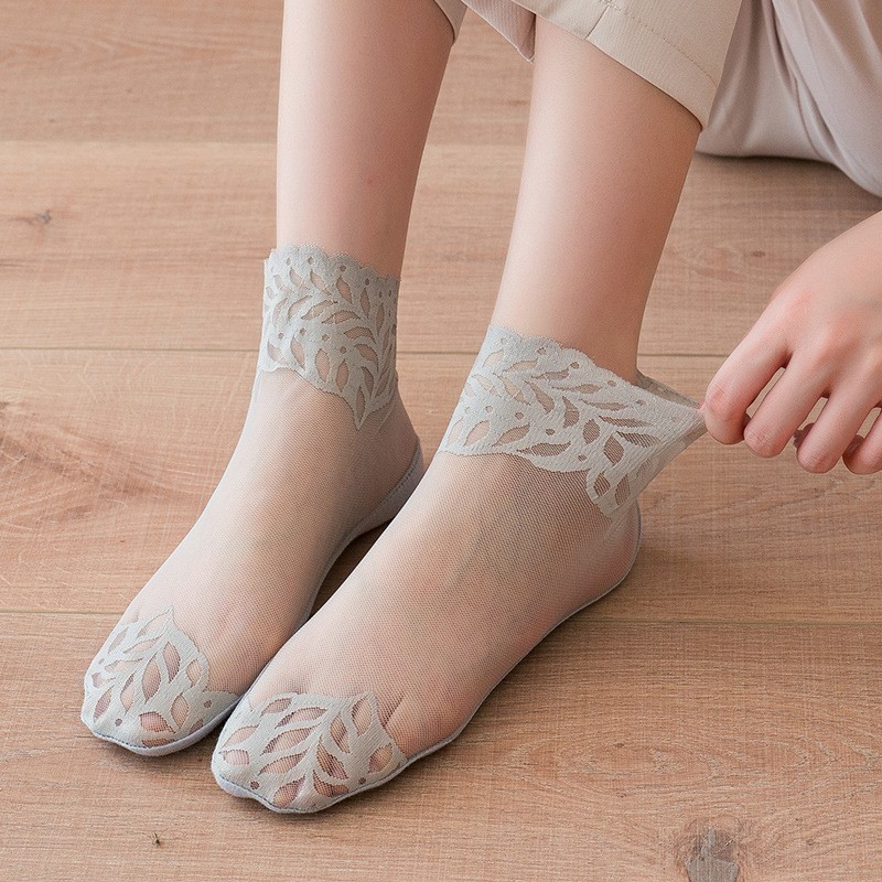 Womens Socks Ventilate Lace Boat Socks Cotton Base Wholesale Socks stockings for women