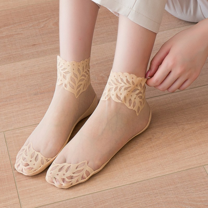 Womens Socks Ventilate Lace Boat Socks Cotton Base Wholesale Socks stockings for women