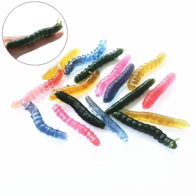 Simulation caterpillar reptile insect animal tpr soft glue plastic toy Gift Gift vegetable worm green worm