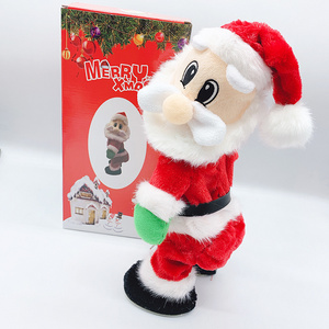 Christmas Twerking electric Santa Claus dynamic music figure toys Christmas mall decorations Christmas gift party decorations