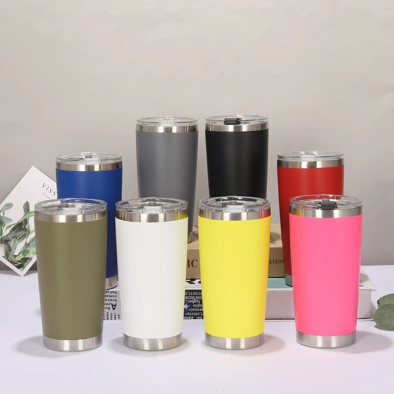 20oz sublimation Tumbler stainless steel vacuum insulated beer tumbler blank cups yetys coffee travel tumbler