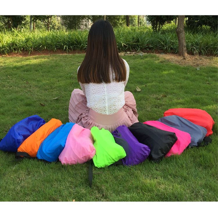 Inflatable Bed Sleeping Bag Couch Lounger Air Chair Sofa for Beach Camping