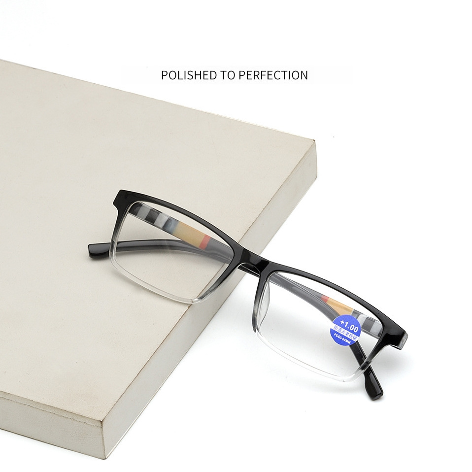 2023 New Vintage Rectangle Reader Glasses Frames Factory Wholesale Square Anti Blue Light Blocking Reading Glasses