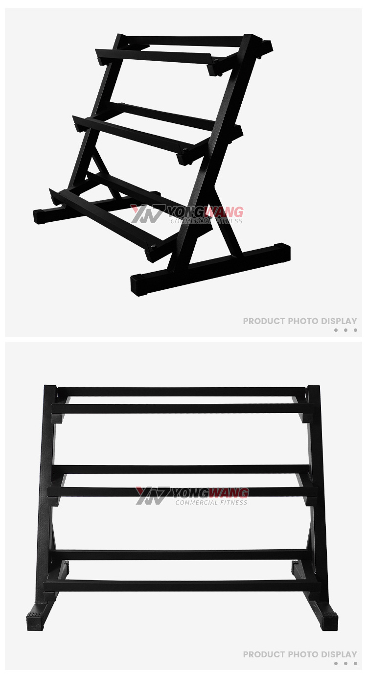 YW Fitness Commercial Dumbbell Rack Free Weight Stand for Home Gym