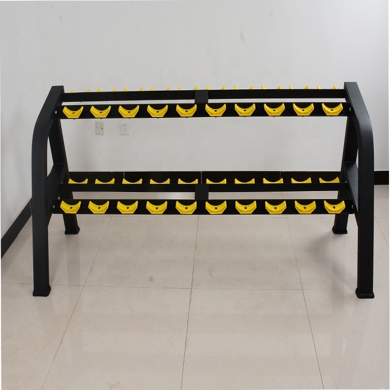 High quality commercial gym equipment YW-1702A Beauty Dumbbell Rack