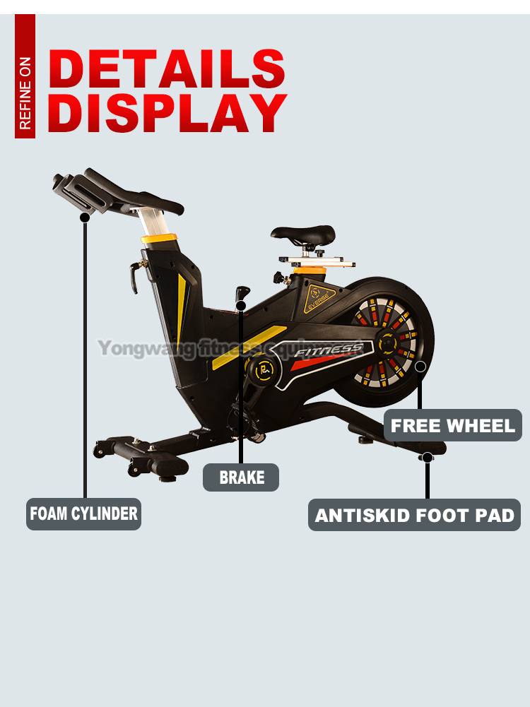 popular stylish and quality dynamic exercise bike magnetic body building bicycle