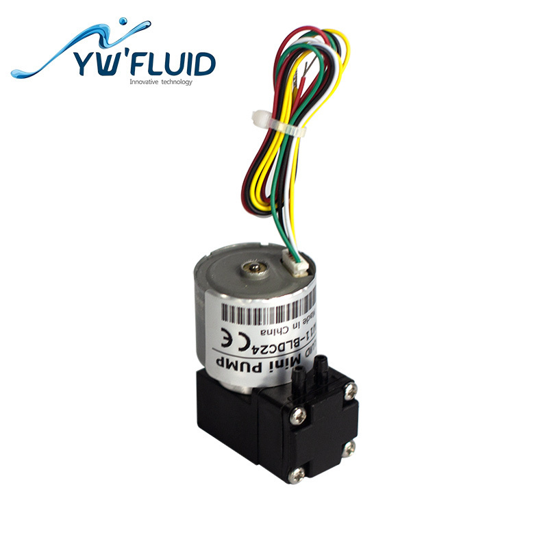 YWfluid Electric mini air pump 12v dc vacuum diaphragm pumps with BLDC motor  YW11-BLDC