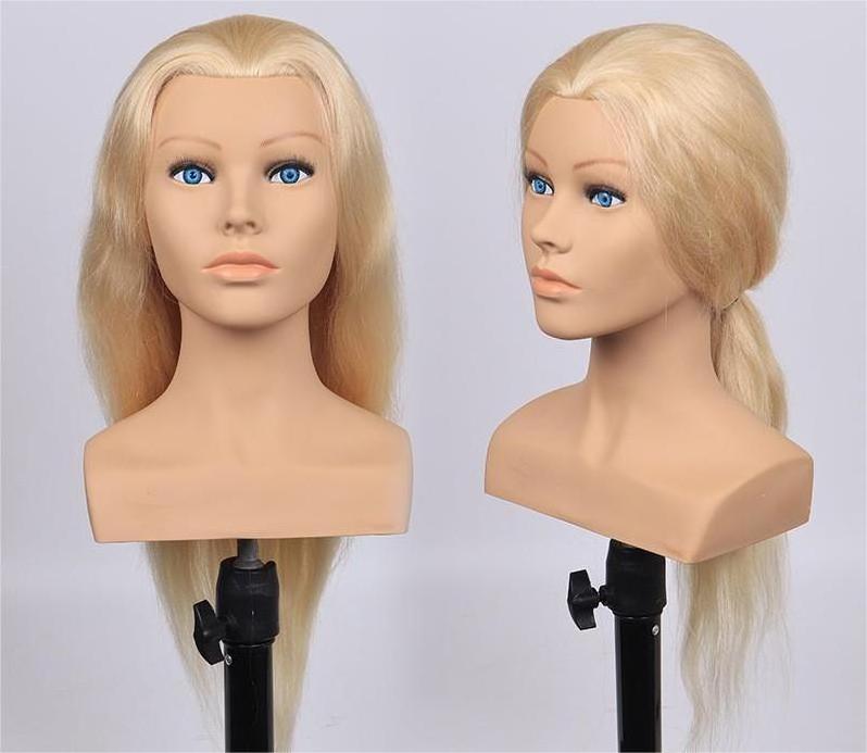 100% Real Human Woman Hair 8-24 Inches #613 Mannequin Head Training Head Manikin With Shoulder