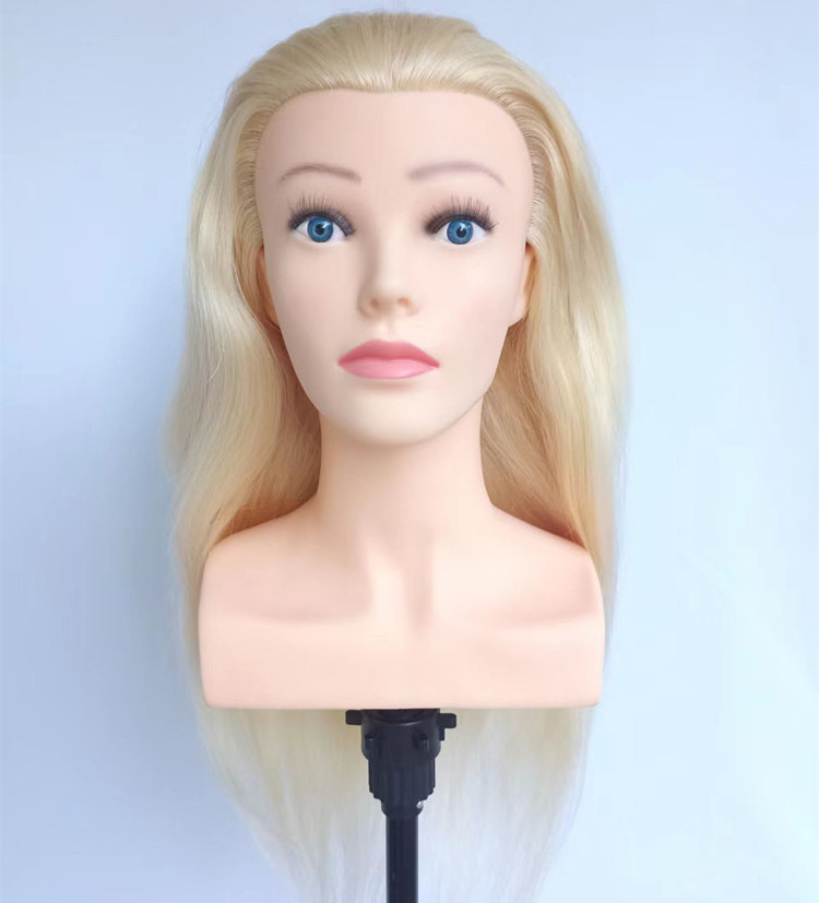 100% Real Human Woman Hair 8-24 Inches #613 Mannequin Head Training Head Manikin With Shoulder