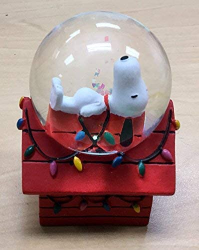 Snow Globe Merry Christmas Crystal Ball Clockwork Music Box Hilarious Halloween Glass Snowball Gift for Kids