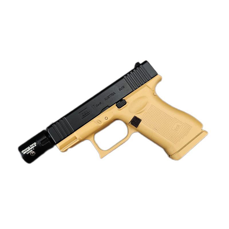 Fuya Refillable Jet Flame Inflatable Metal Pistol Model Cigarette Glock 17 Gun Lighter