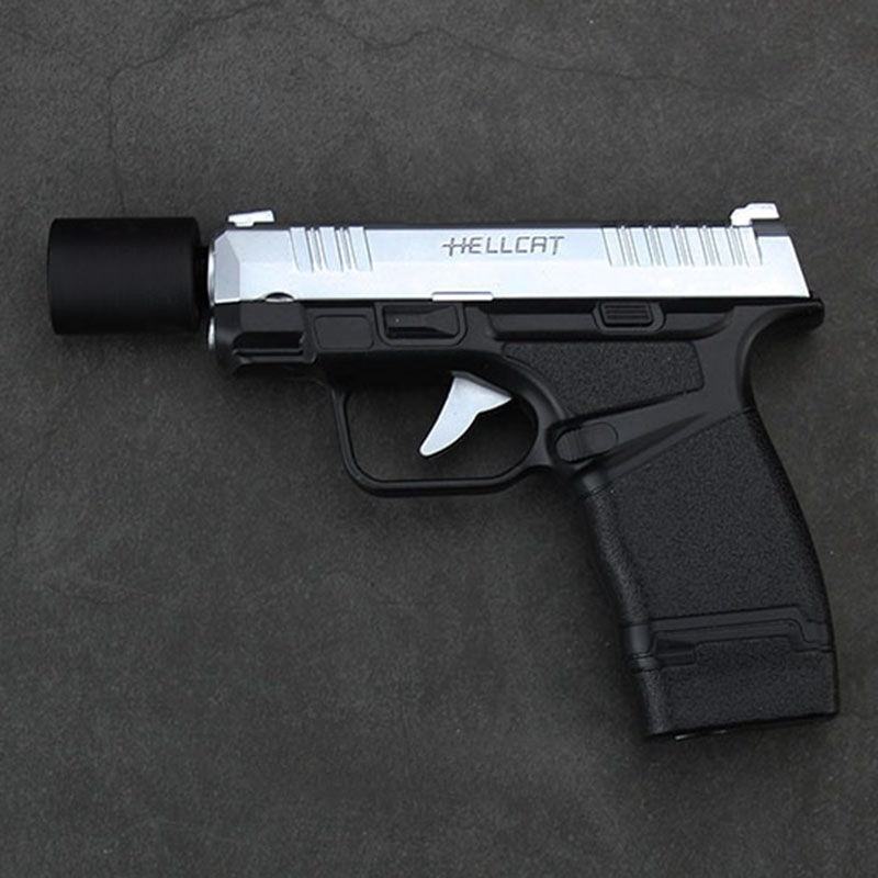 Fuya Revolver Refillable Lighter Jet Flame Inflatable Pistol Model Cigarette Gun Adjustable Lighter