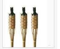 Wholesale new outdoors Lighting Bamboo Tiki Torches Cheap High quality 1.2m bamboo torch