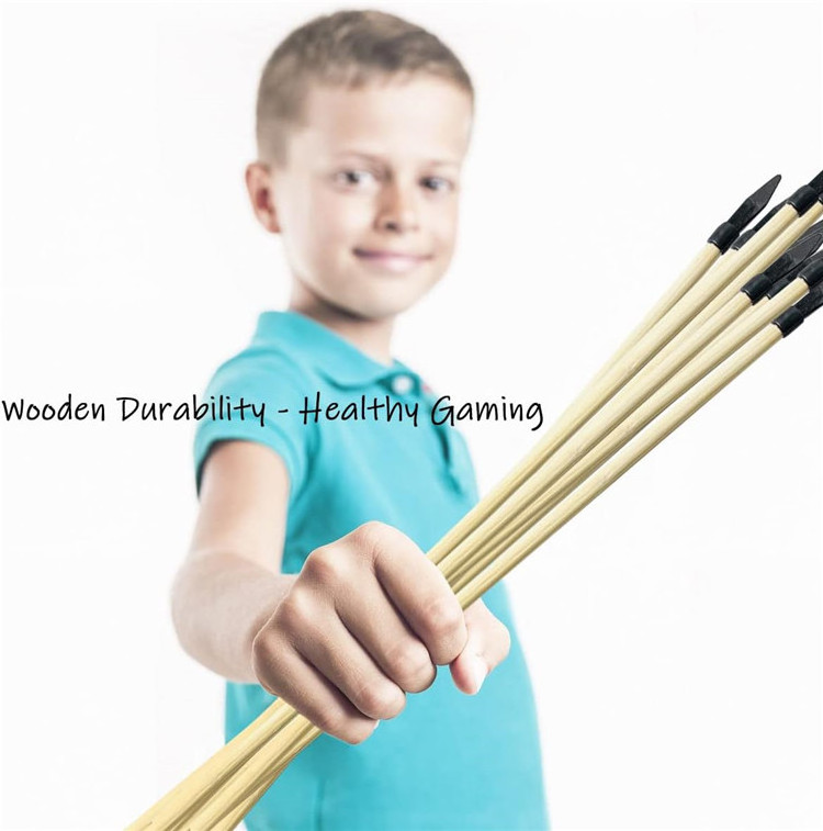 Bamboo Arrows with soft tips Toy Bow and Arrow accessories For Kids 4-6 8-12 Toy Bow and Arrow Set