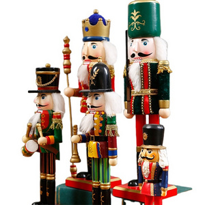 New Factory direct wholesales outdoor christmas wooden nutcrackers