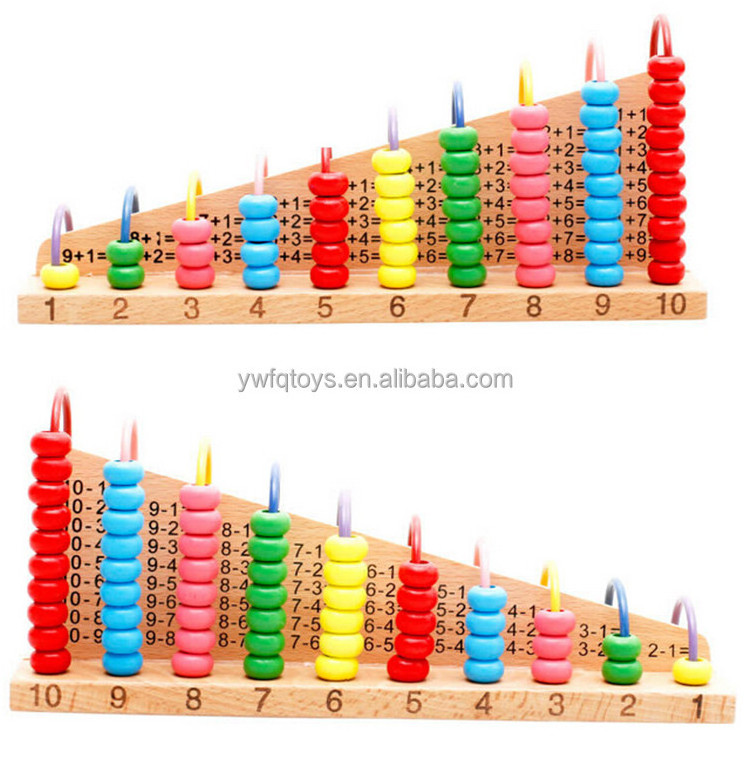 FQ brand new bead frame baby wooden abacus preschool counting calculator educational toys for children