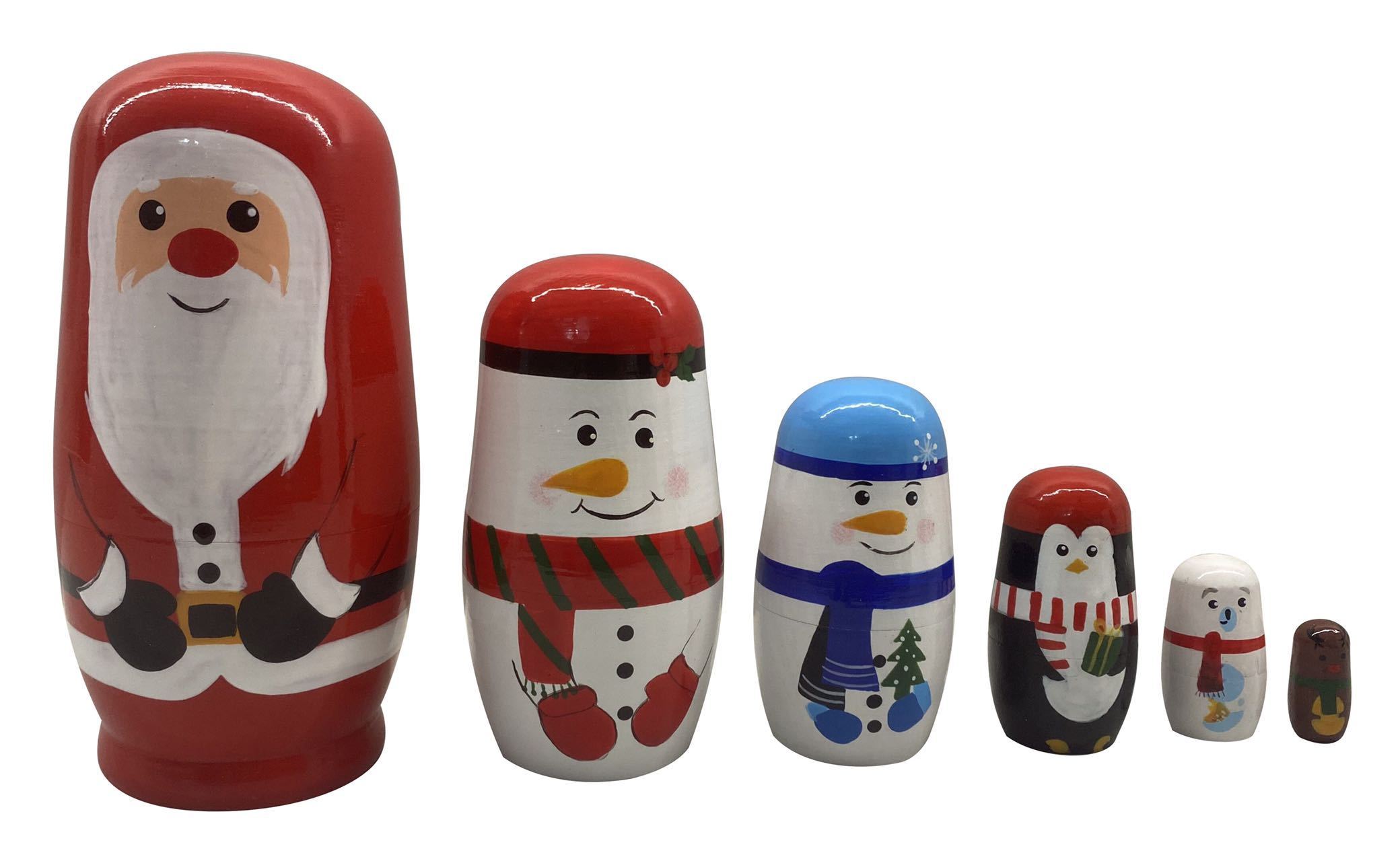 Hot Sale wholesale price custom design dolls Traditional Hand Painted russian wooden nesting doll