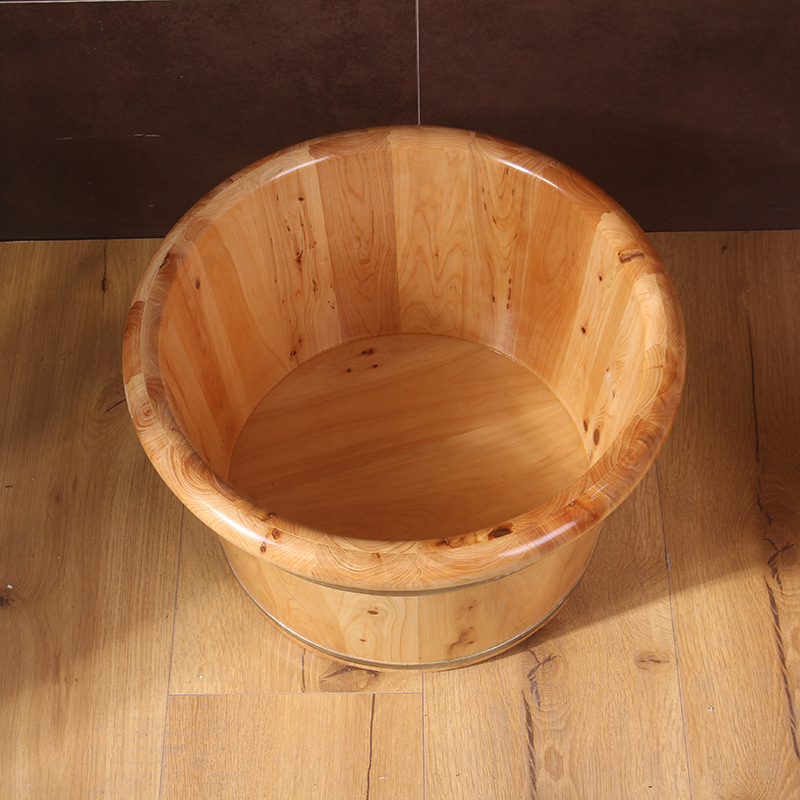 Factory wholesale solid wooden barrel bathtub portable wooden bathtub indoor wooden barrel bath tub