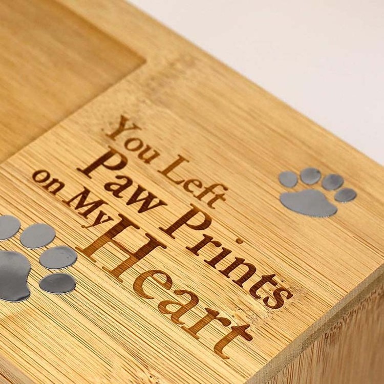 custom new design hot selling private label wooden urn pet urns urns for dogs cats