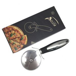 Premium Eco-Friendly Food Grade Stainless Steel Pizza Cutter Wheel High Quality Metal Home Pizza Tools with Custom Color Box