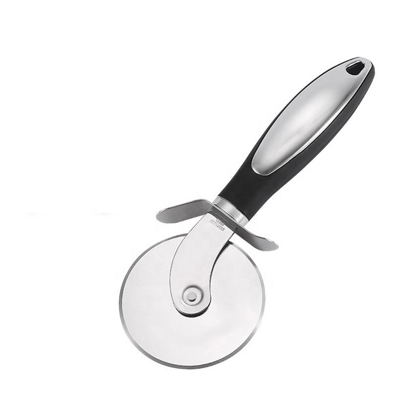 Premium Eco-Friendly Food Grade Stainless Steel Pizza Cutter Wheel High Quality Metal Home Pizza Tools with Custom Color Box